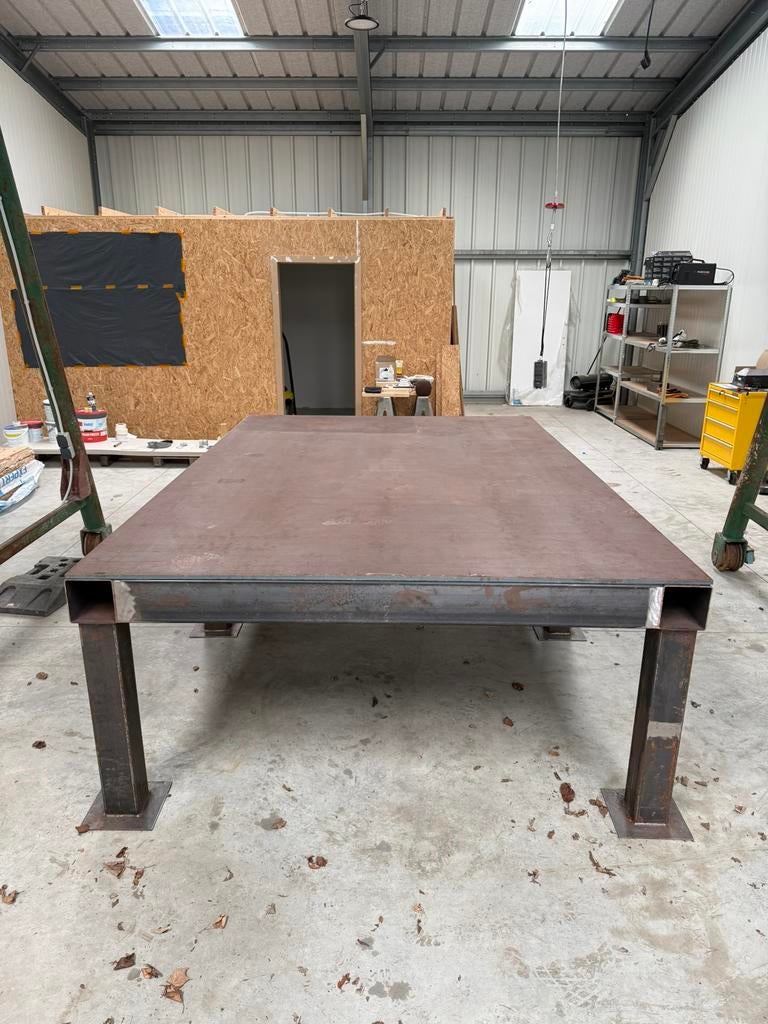 Table de soudure, Enlèvement