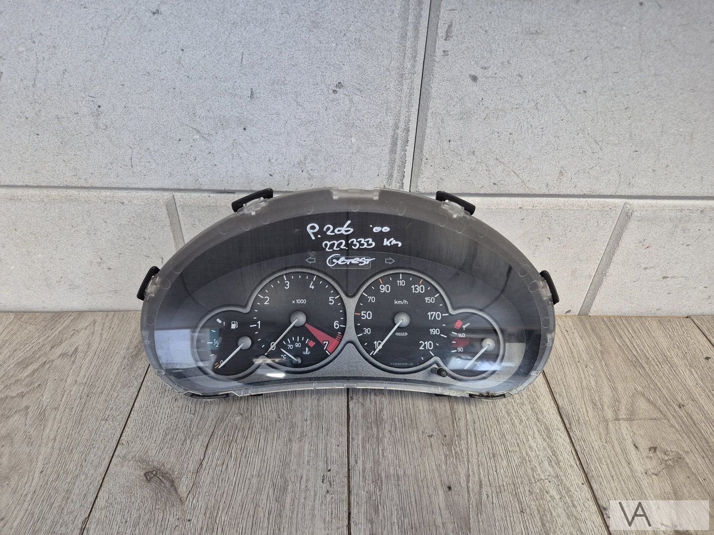 Cockpit teller van Peugeot 206 1999 - 2002 9643402280 GETEST, Auto-onderdelen, Gebruikt, -, -, Ophalen of Verzenden