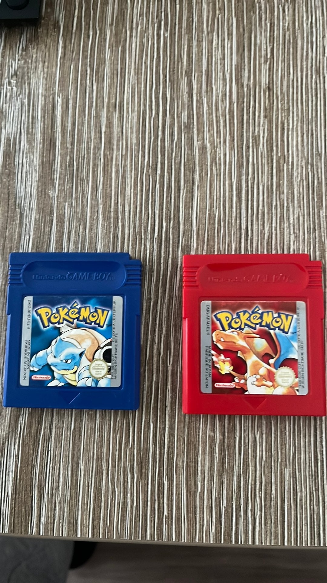 Pokemon red en blue, Ophalen, Gebruikt