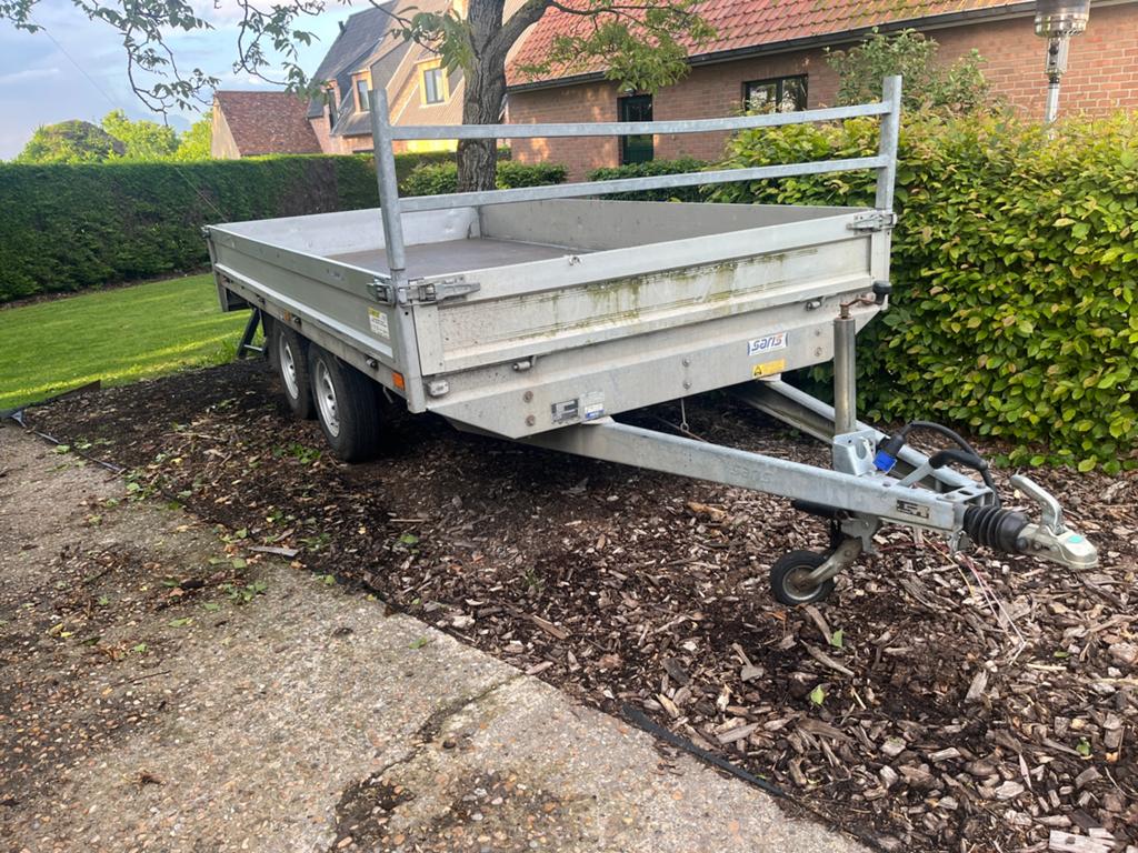 Saris 2700kg aanhangwagen, Auto diversen, Aanhangers en Bagagewagens, Gebruikt, Ophalen