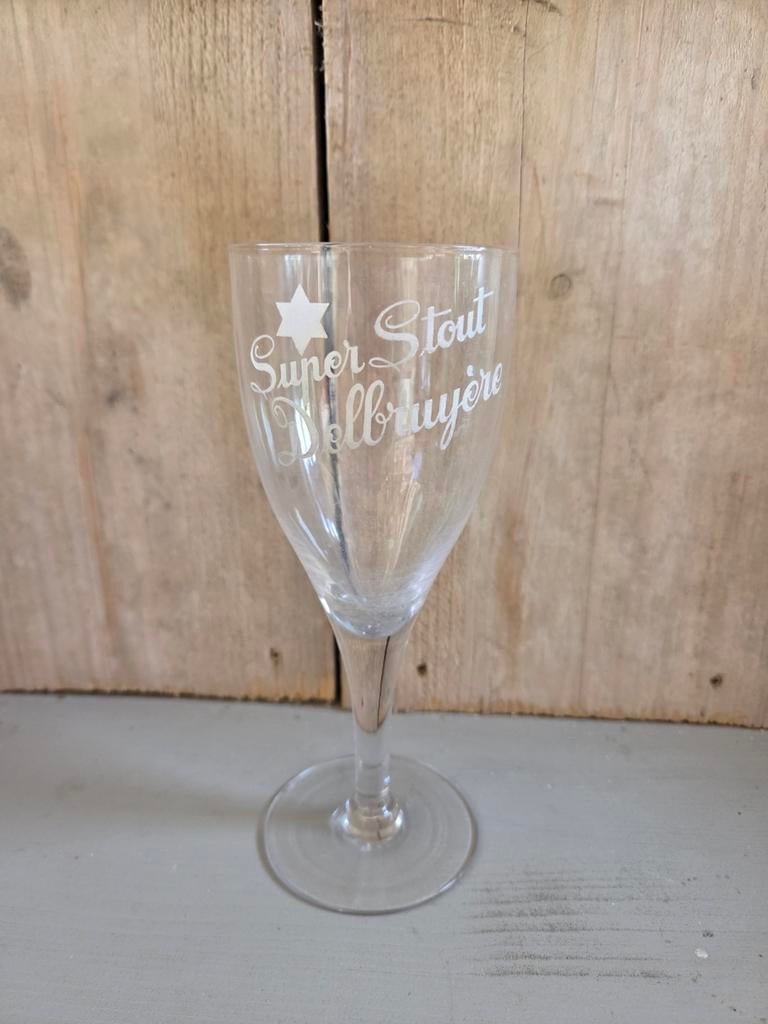 Bierglas super stout delbruyere, Verzamelen, Biermerken, Ophalen