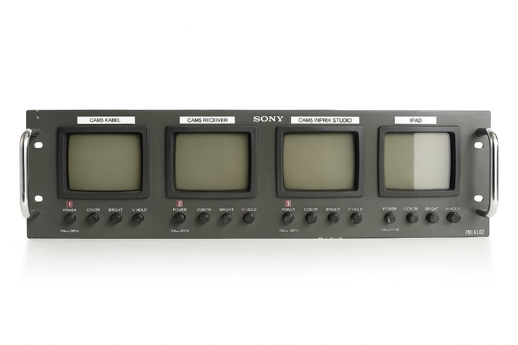 Moniteur vidéo Sony PVM-411CE (rack 4 écrans CRT)., TV, Hi-fi & Vidéo, Enlèvement, Utilisé, Sony