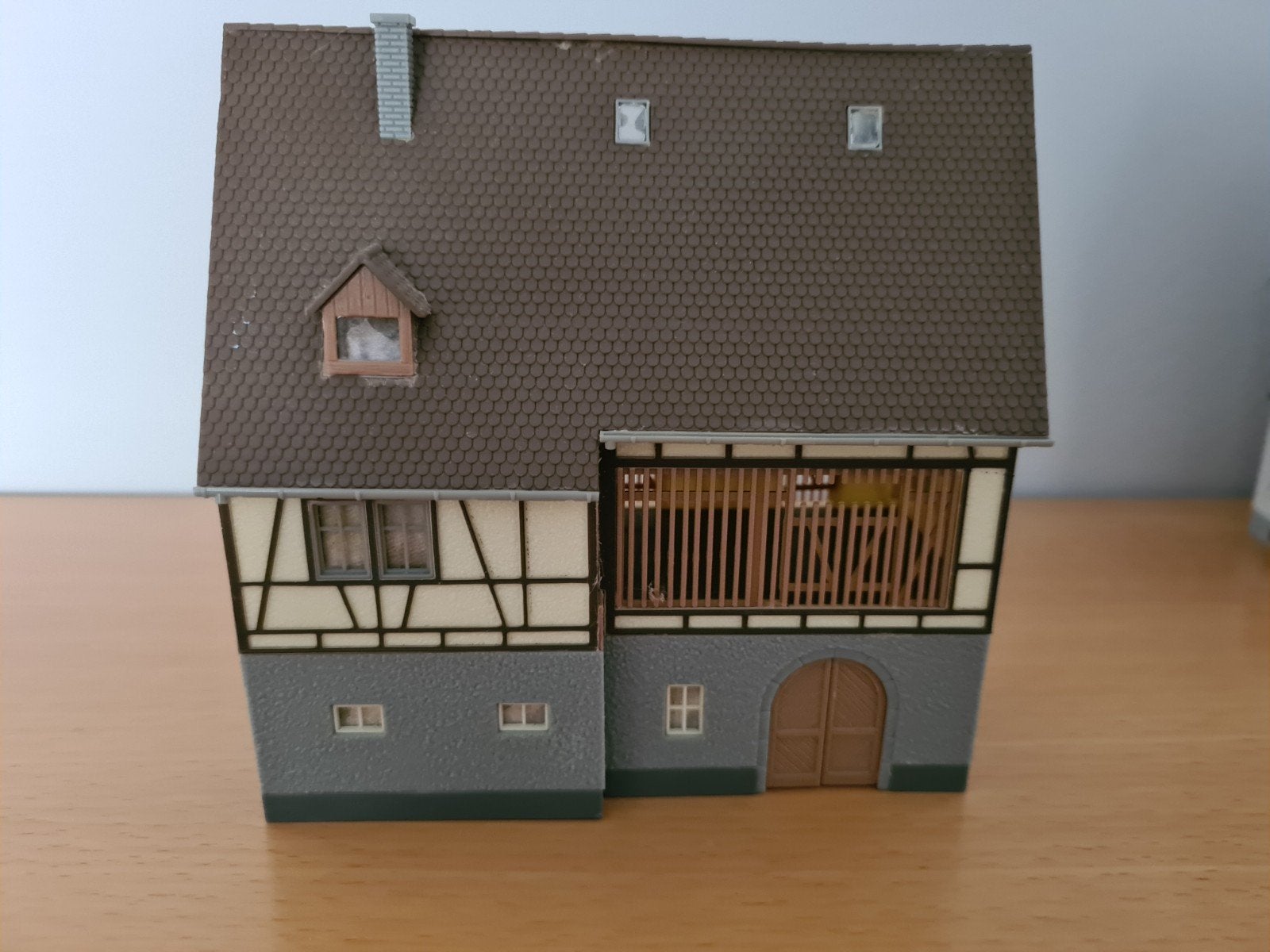 Modelbouw schuur pastorij en woning Ho, Hobby en Vrije tijd, Overige merken, Gebruikt, Gelijkstroom of Wisselstroom, Brug, Tunnel of Gebouw