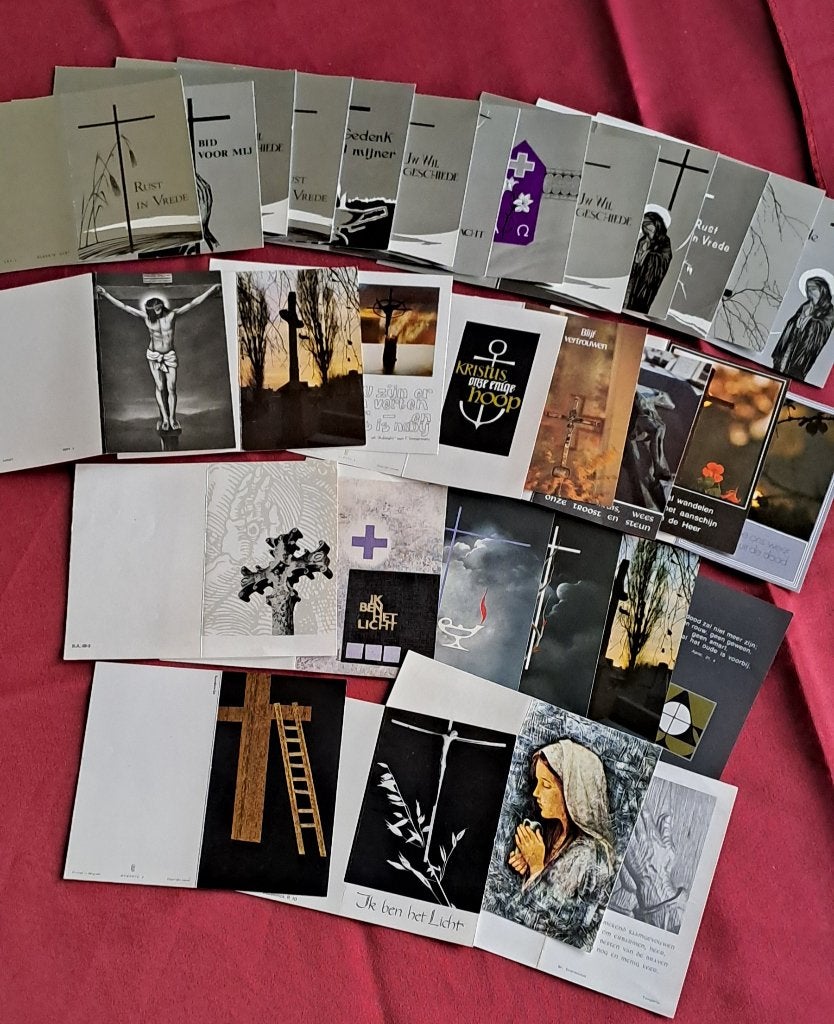 30 Bidprentjes en rouwkaartjes, Verzamelen, Ophalen of Verzenden, Bidprentje