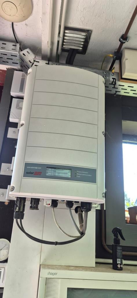 Solar edge omvormer 6kw met panelen ., Doe-het-zelf en Bouw, Ophalen, Gebruikt, Compleet systeem