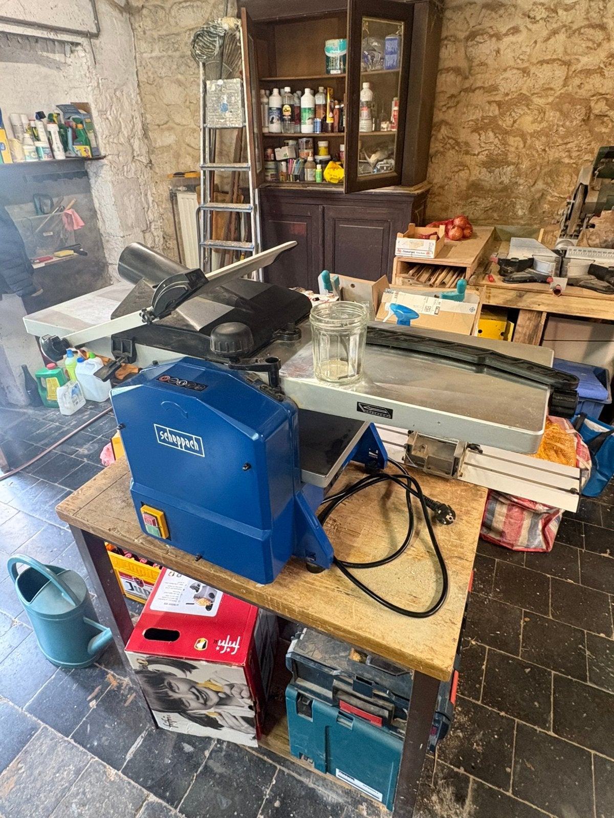Sheppach 1070 Schaafmachine/deplaner, Doe-het-zelf en Bouw, Gereedschap | Zaagmachines, Ophalen, Zo goed als nieuw