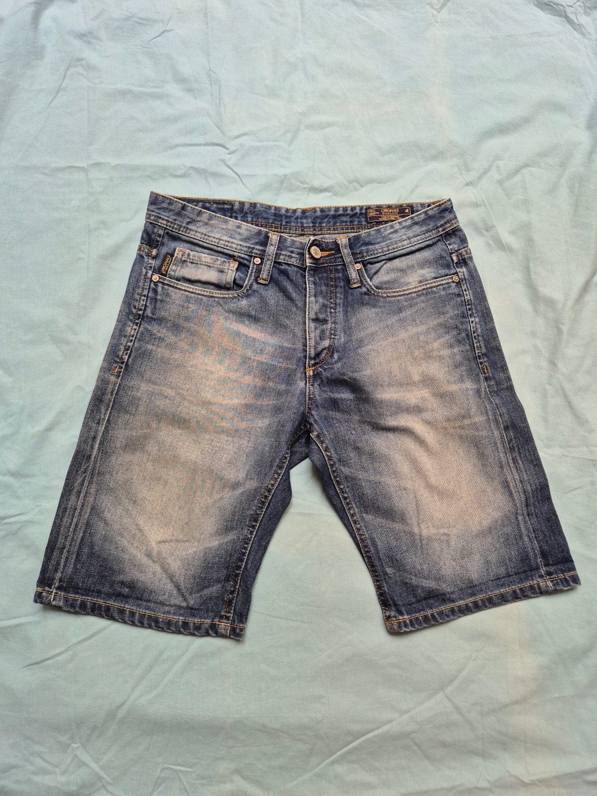 Jack & Jones Originals jeansshort — Vintage Washed, Ophalen, Blauw, Zo goed als nieuw, Jack&Jones