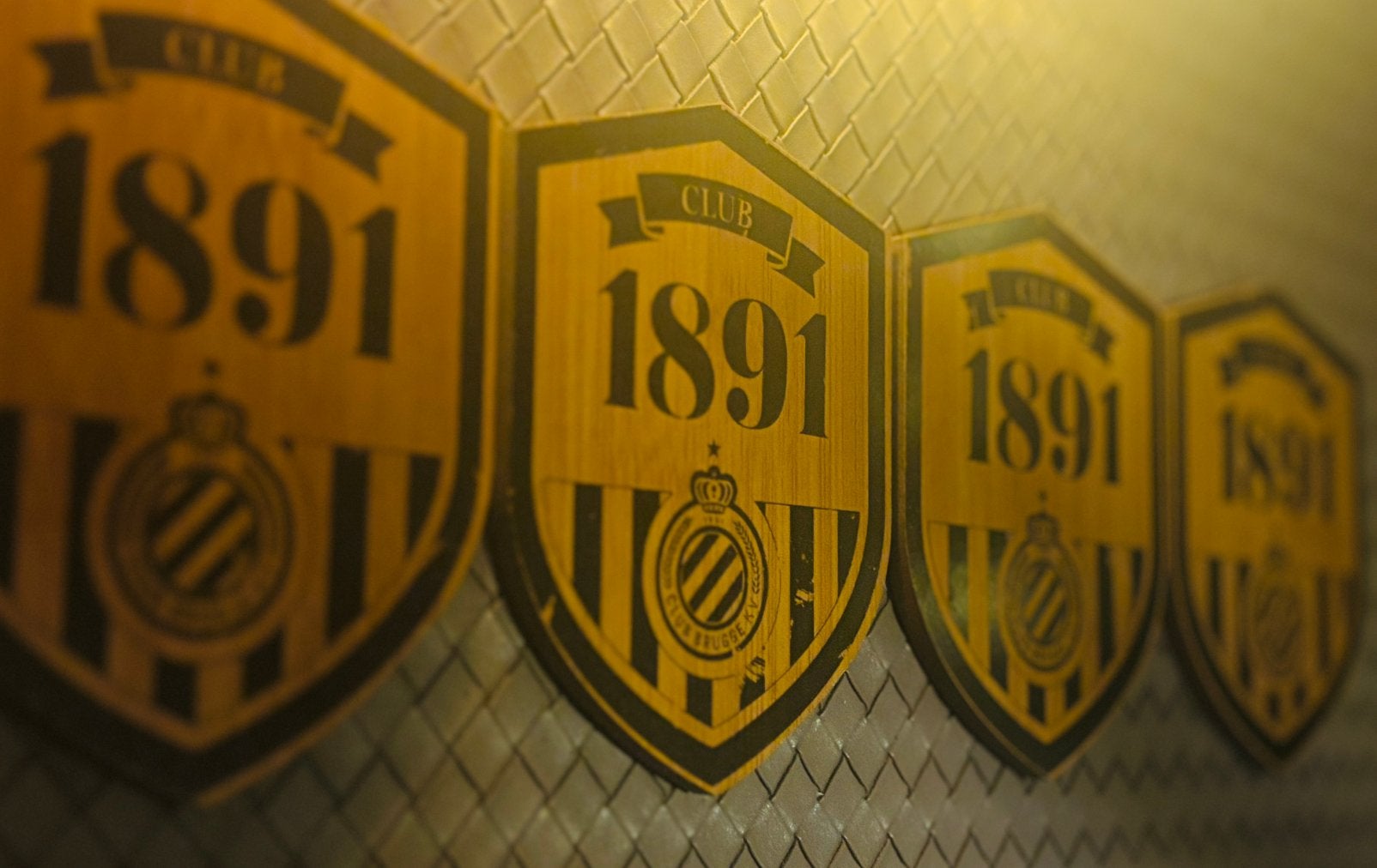 Club Brugge onderzetters (4st), Ophalen of Verzenden, Gebruikt, Overige typen