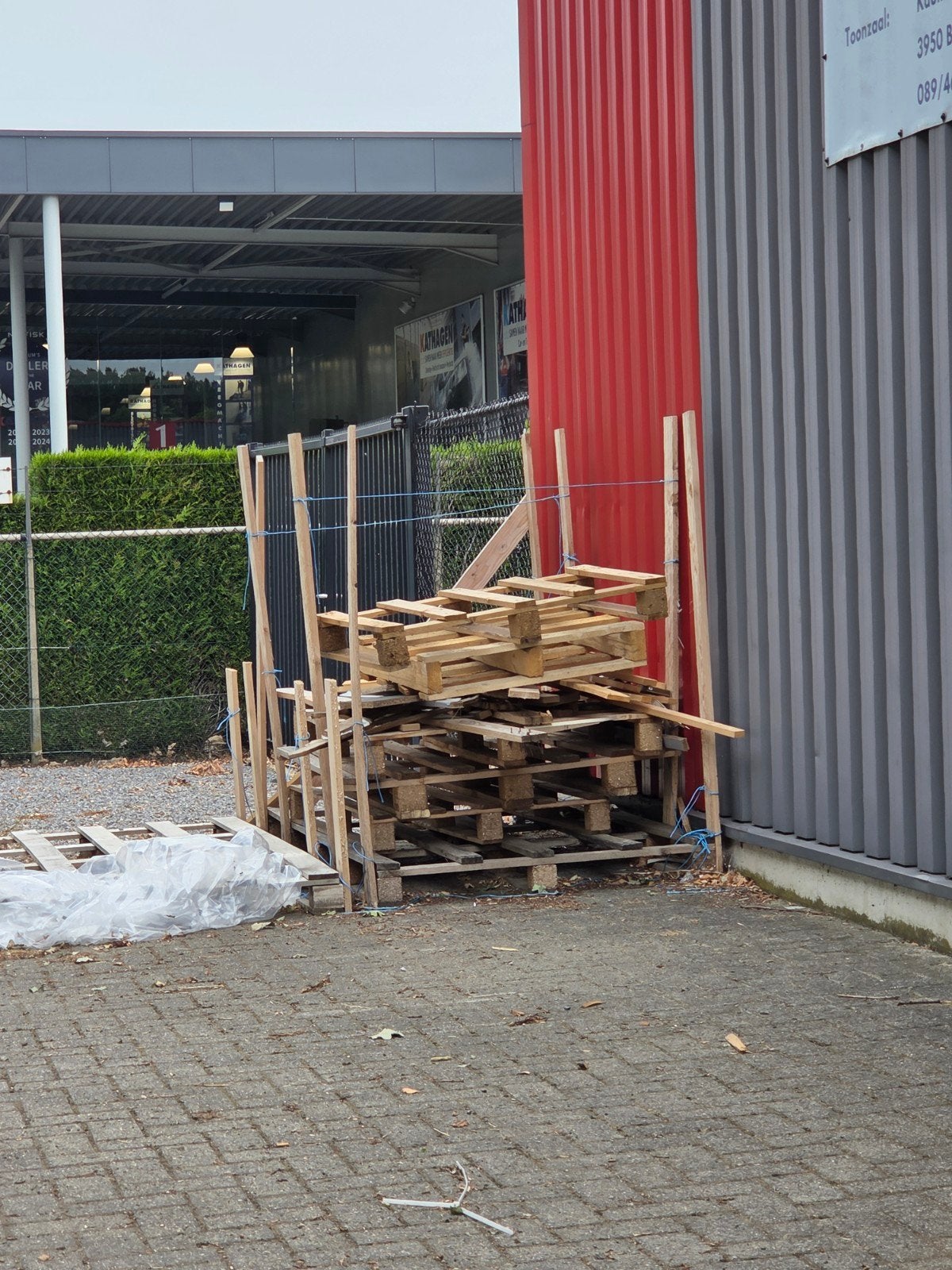afval hout/pallet, Ophalen