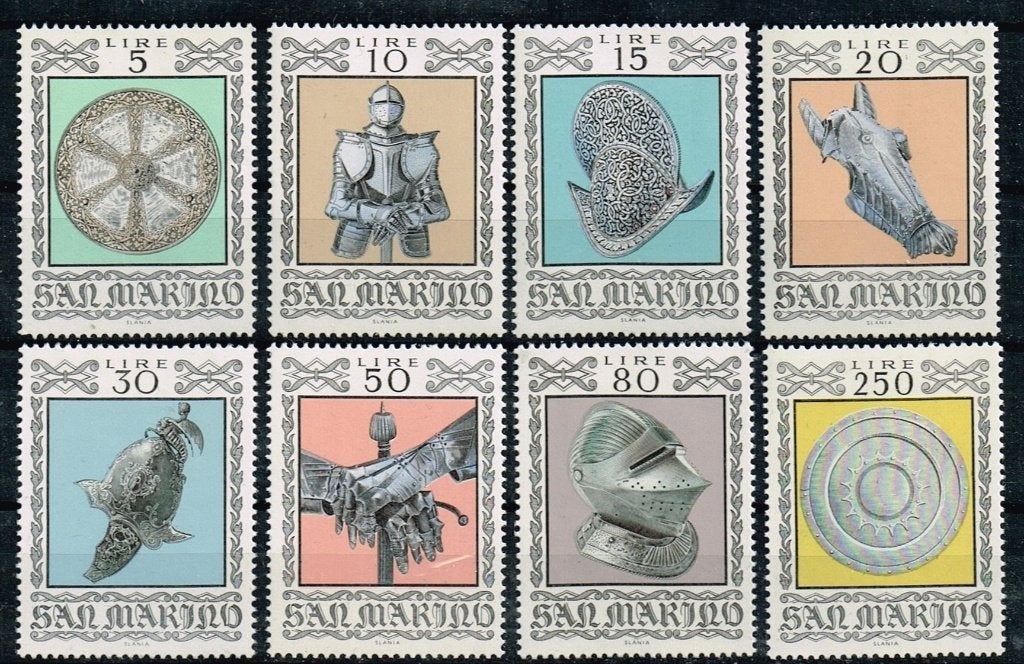 Timbres de Saint-Marin - K 5477 - armes et armures, Envoi, Non oblitéré
