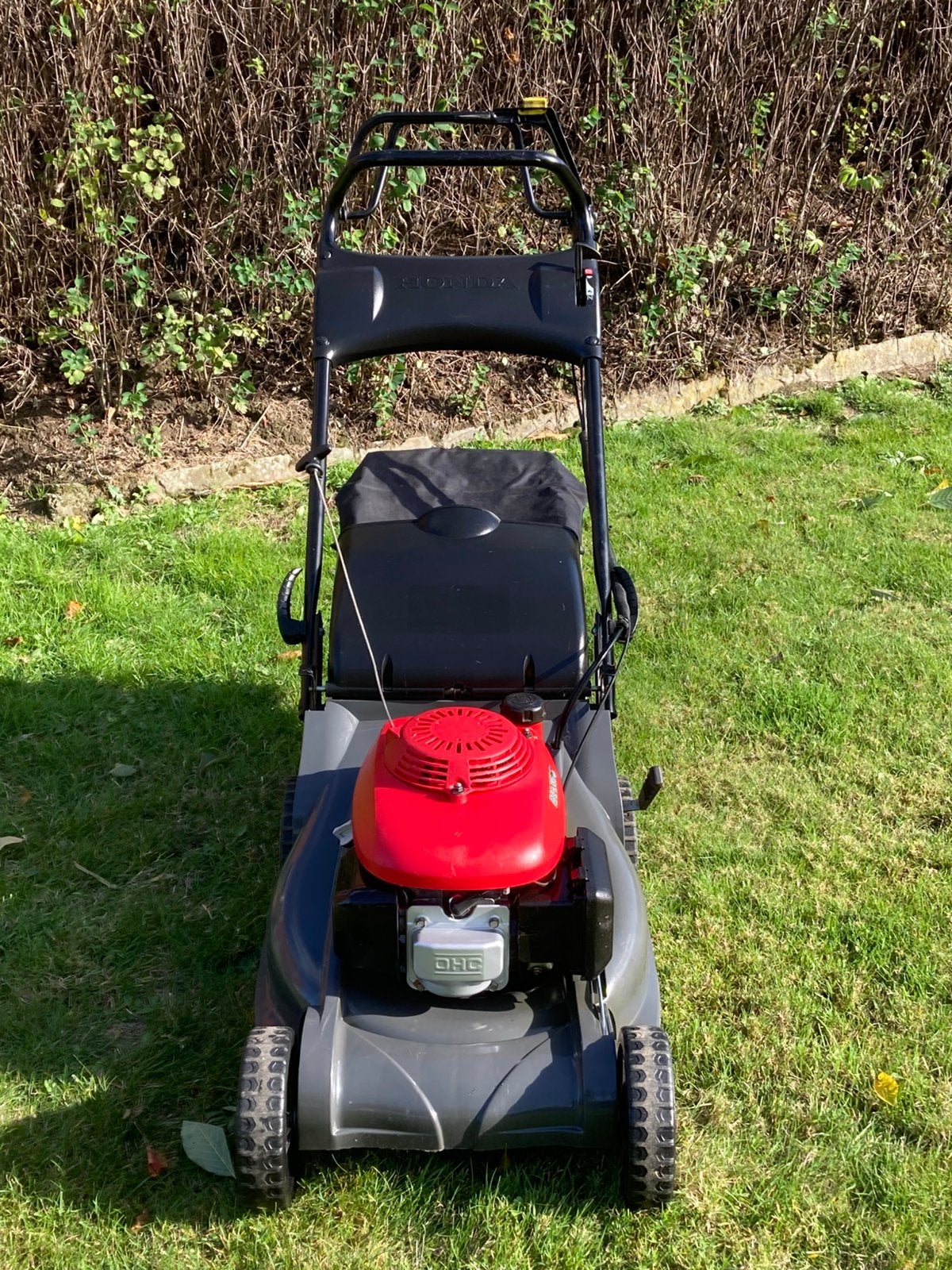 Tondeuse à essence Honda HRX476, Jardin & Terrasse, Enlèvement, Utilisé, Sac de ramassage