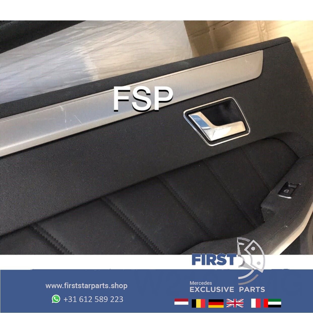 W212 AMG DEURPANEEL Mercedes E KLASSE DEUR PANEEL KAART, Gebruikt, -, Ophalen of Verzenden, -