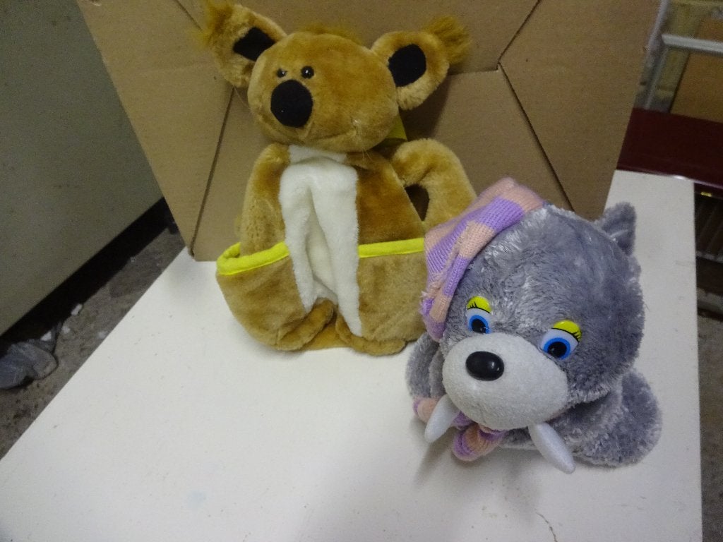 peluche. Ourson .+++ Lot de 2, Enfants & Bébés, Enlèvement ou Envoi, Comme neuf, Ours, Fonction sac à dos