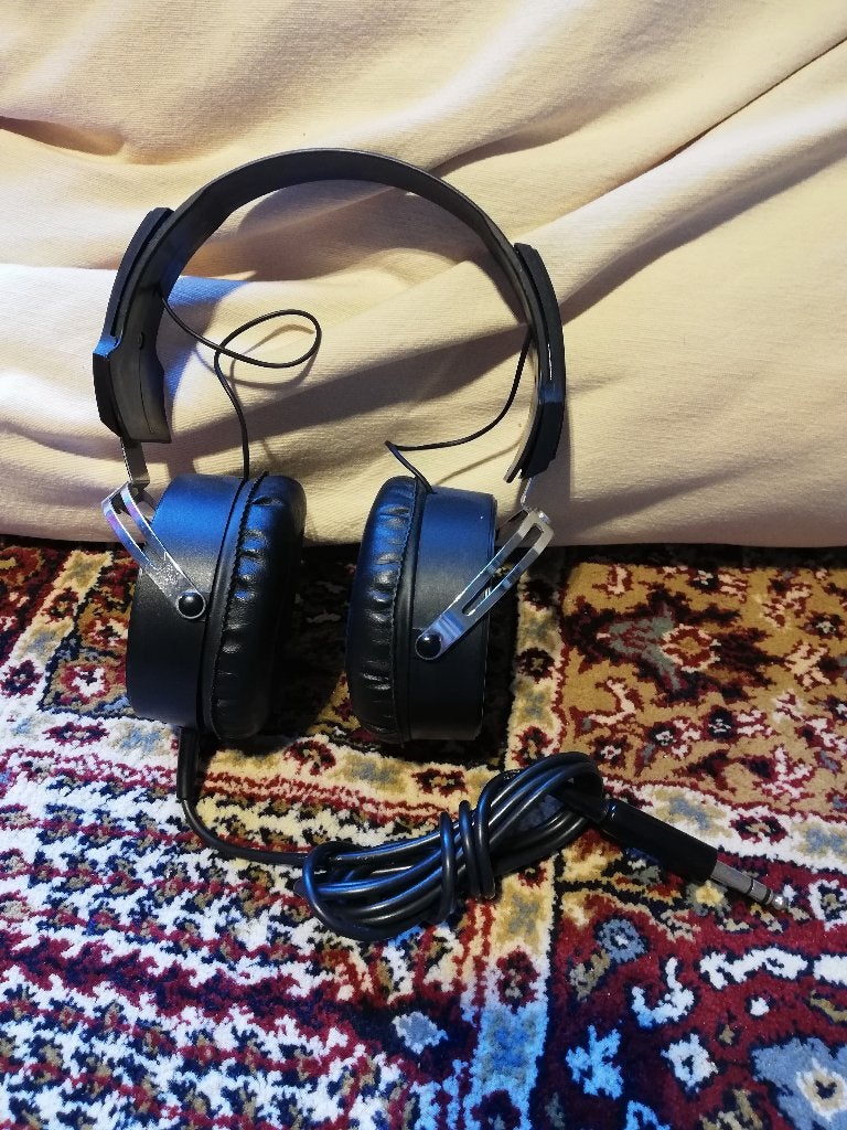 Hapé vintage hoofdtelefoon, TV, Hi-fi & Vidéo, Casques audio, Enlèvement ou Envoi, Utilisé, Circum-auriculaire
