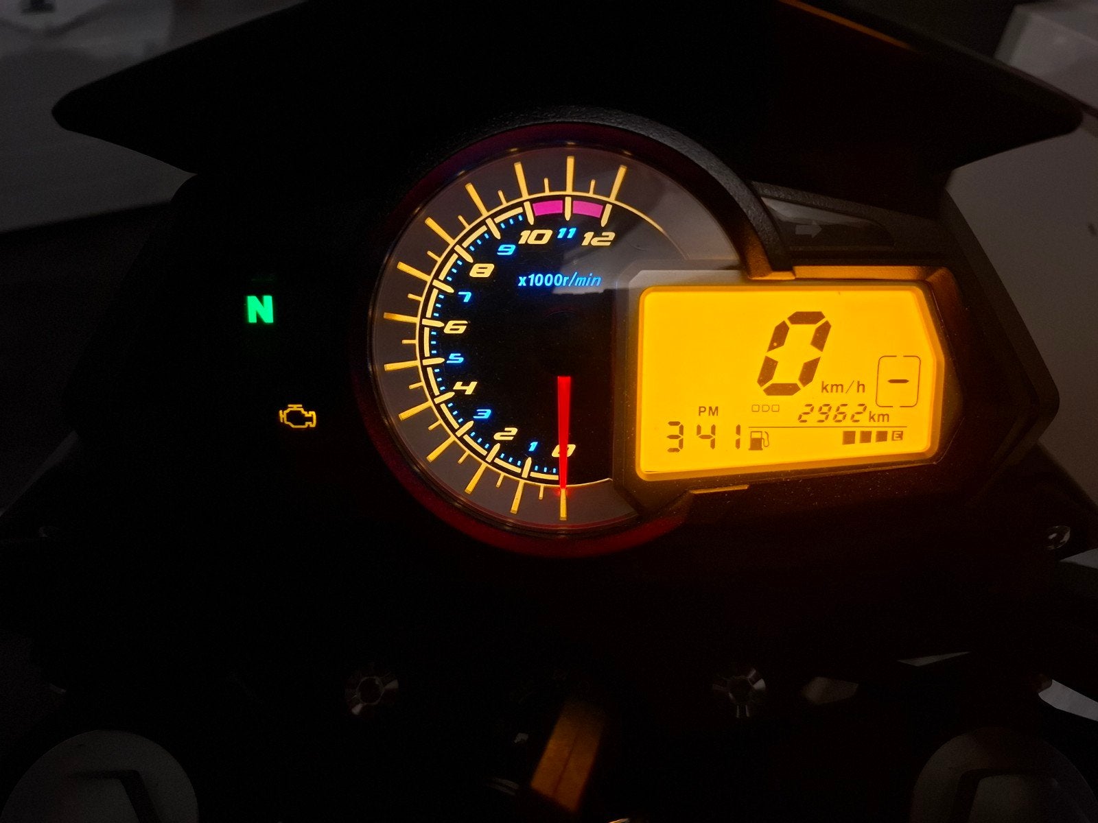Motos ksr grs 125, Motoren