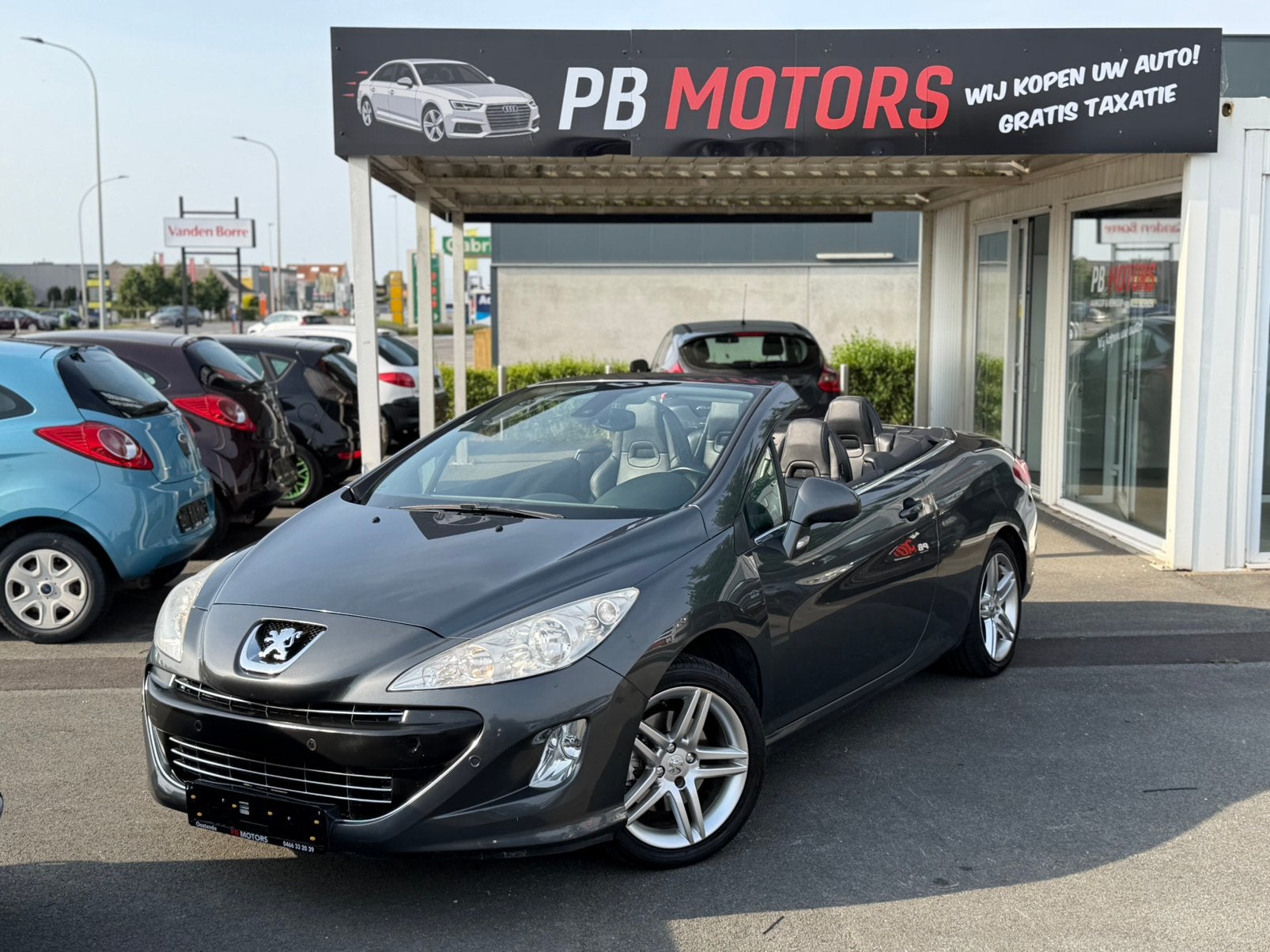 Te koop: mooie en stijlvolle Peugeot 308 CC Cabrio met, Auto's, Bedrijf, Airconditioning, Te koop, Benzine