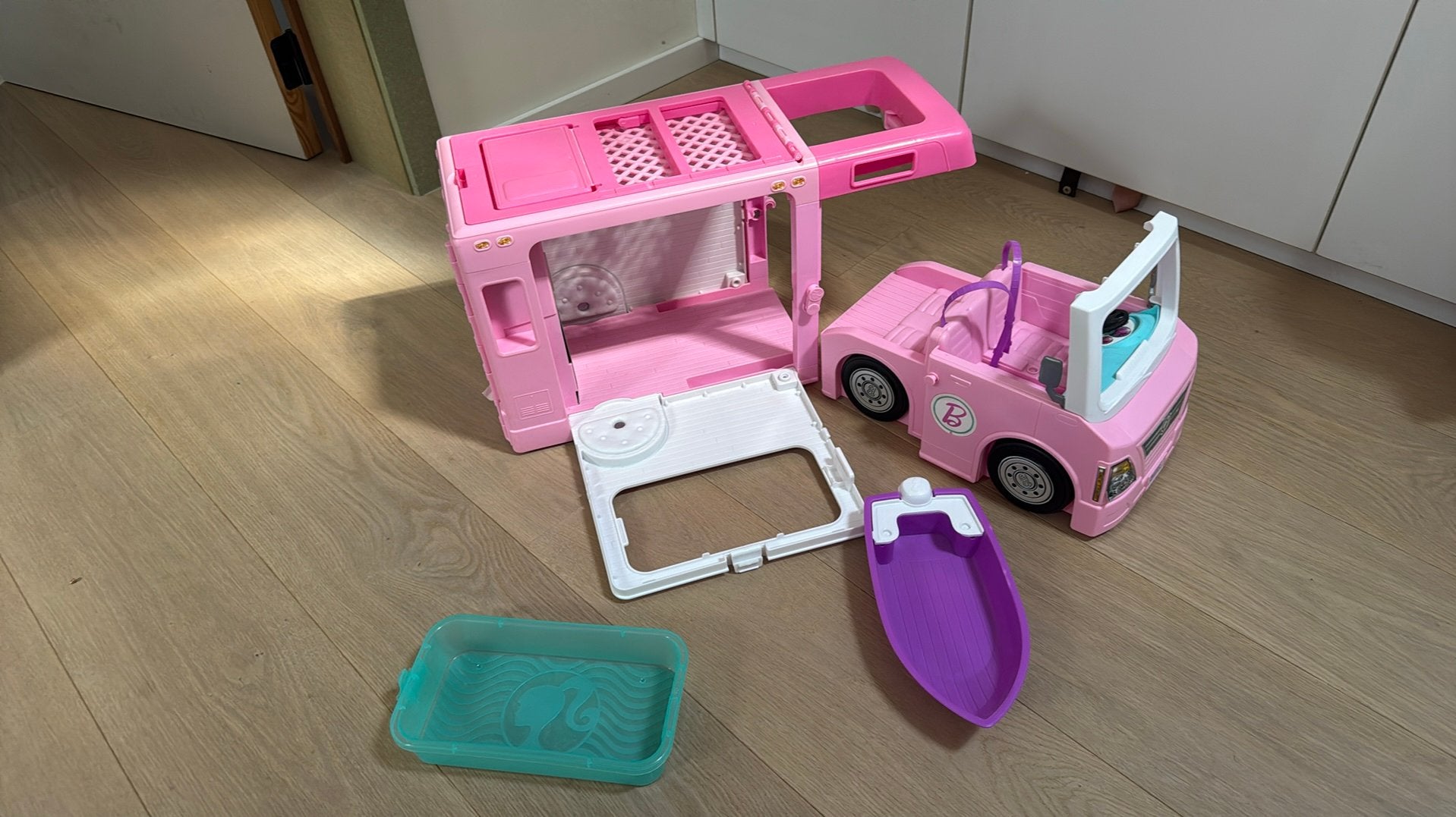 Camper Barbie, Ophalen, Zo goed als nieuw