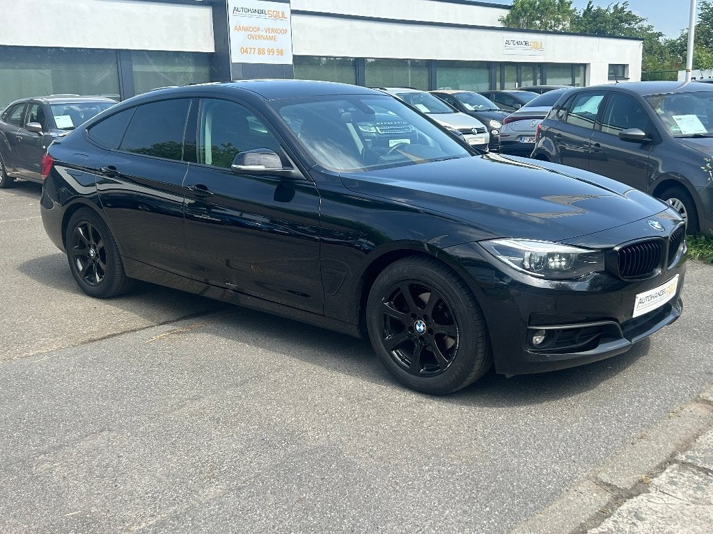 BMW 318dA GT, 2018, 181.220km, Automaat, Keuring, Garantie, Auto's, BMW, 1995 cc, 4 cilinders, Zwart, Bedrijf