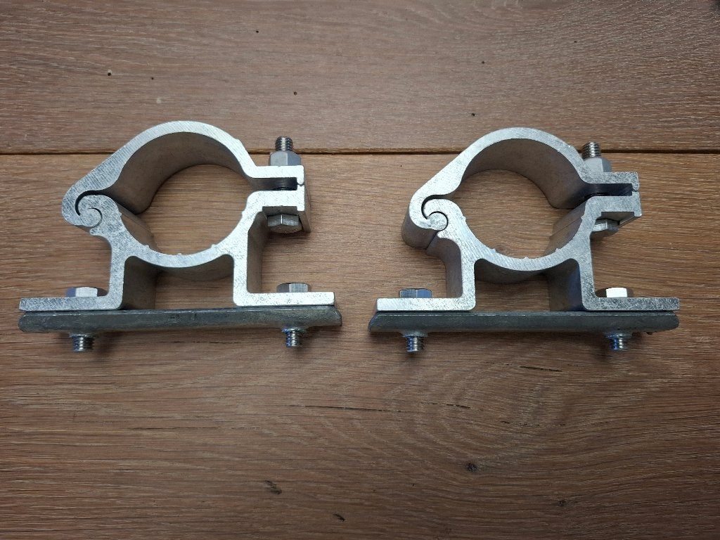 Support pour panneau de signalisation Ø48mm - Lot de 2, Envoi, Neuf