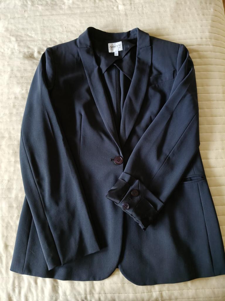 Armani Collezioni blazer maat 46, Kleding | Dames, Jasjes, Kostuums en Pakken, Ophalen, Blauw, Armani collezoni, Maat 42/44 (L)