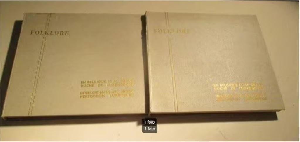 2 Oude Prentenboeken - Folklore in Belgie en Luxemburg, Ophalen of Verzenden, Zo goed als nieuw, Prentenboek