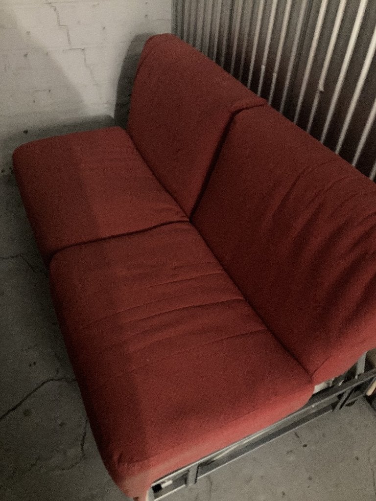 Slaapbank met echte boxspring en kwaliteitsmatras, Ophalen, Gebruikt, Tweepersoons, 75 tot 100 cm