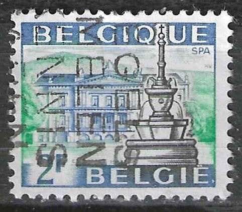 Belgique 1968 - Yvert/OBP 1462 - Tourisme - Spa (ST), Envoi, Affranchi, Oblitéré