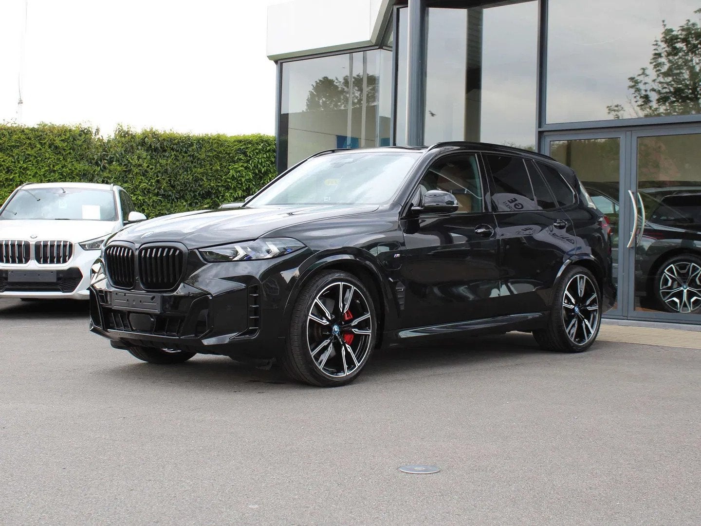BMW X5 xDrive50e M Sport / SKYLOUNGE / HUD / 360CAM / TRK, Automaat, Gebruikt, Zwart, Leder