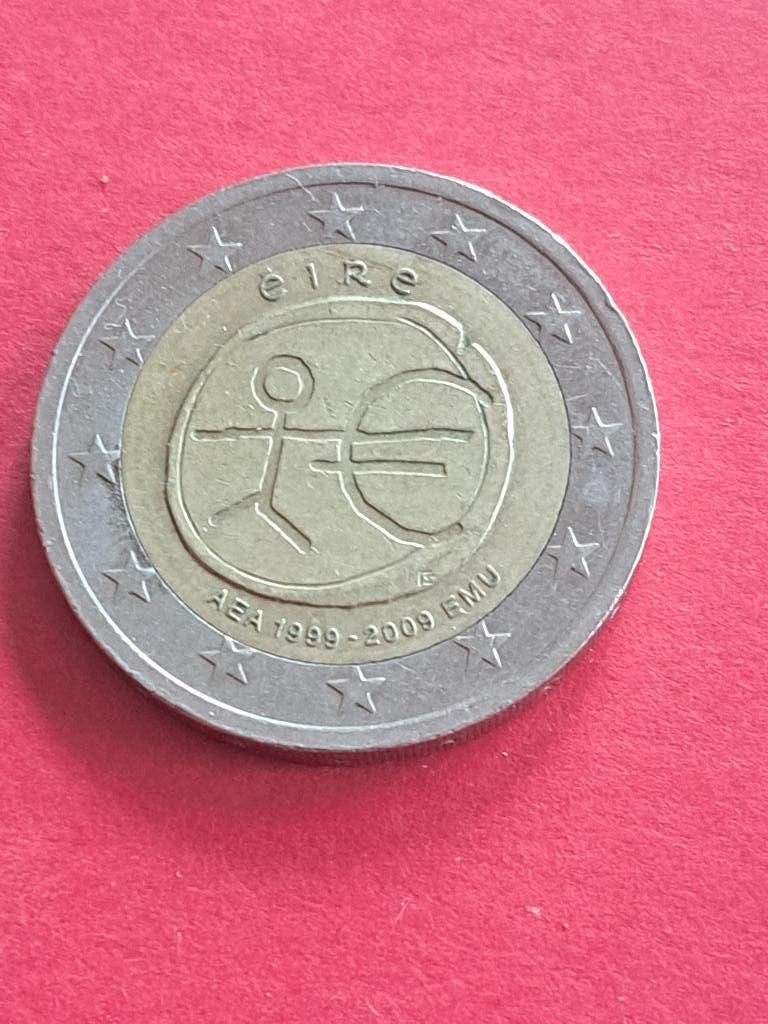 2009 Irlande 2 euros 10 ans de l'UEM, Timbres & Monnaies, Monnaies | Europe | Monnaies euro, Envoi, Irlande, 2 euros, Monnaie en vrac