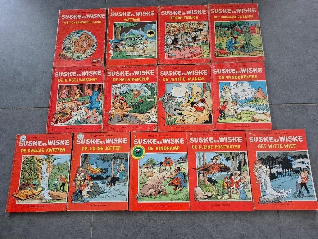 Strips suske en wiske, Boeken, Willy Vandersteen, Meerdere stripboeken, Ophalen, Gelezen