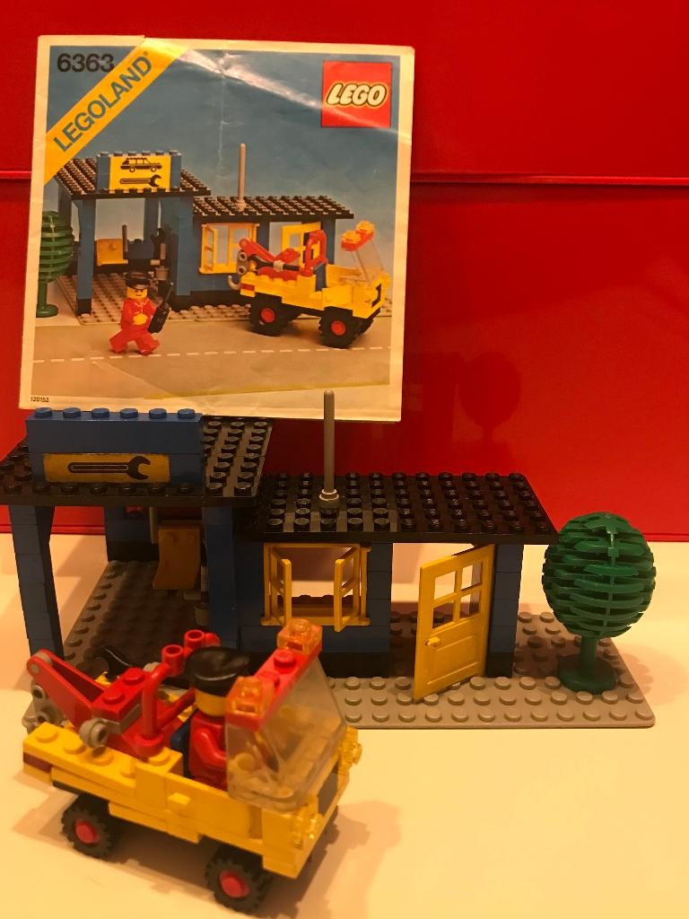 Lego Legoland - 6363 - Auto Service Station, Ophalen, Compleet, Gebruikt, Lego