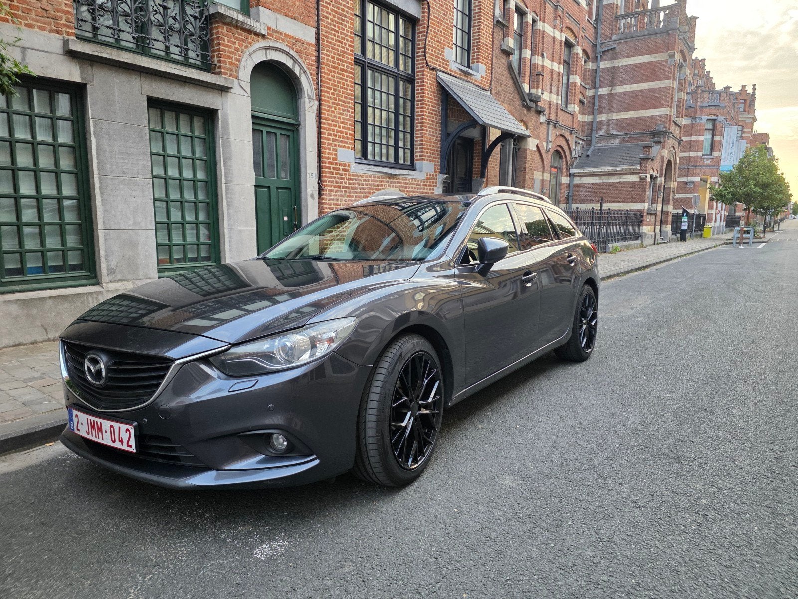 Mazda 6 2014, Auto's, Voorwielaandrijving, Overige bekleding, Overige carrosserie, Zilver of Grijs