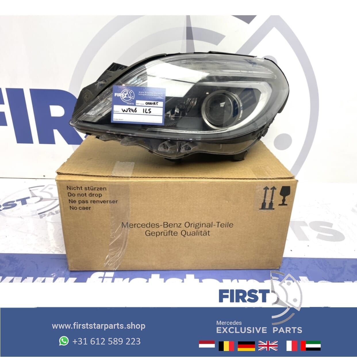 W246 LED ILS KOPLAMP LINKS origineel Mercedes B KLASSE 2012-, Gebruikt, -, Ophalen of Verzenden, -