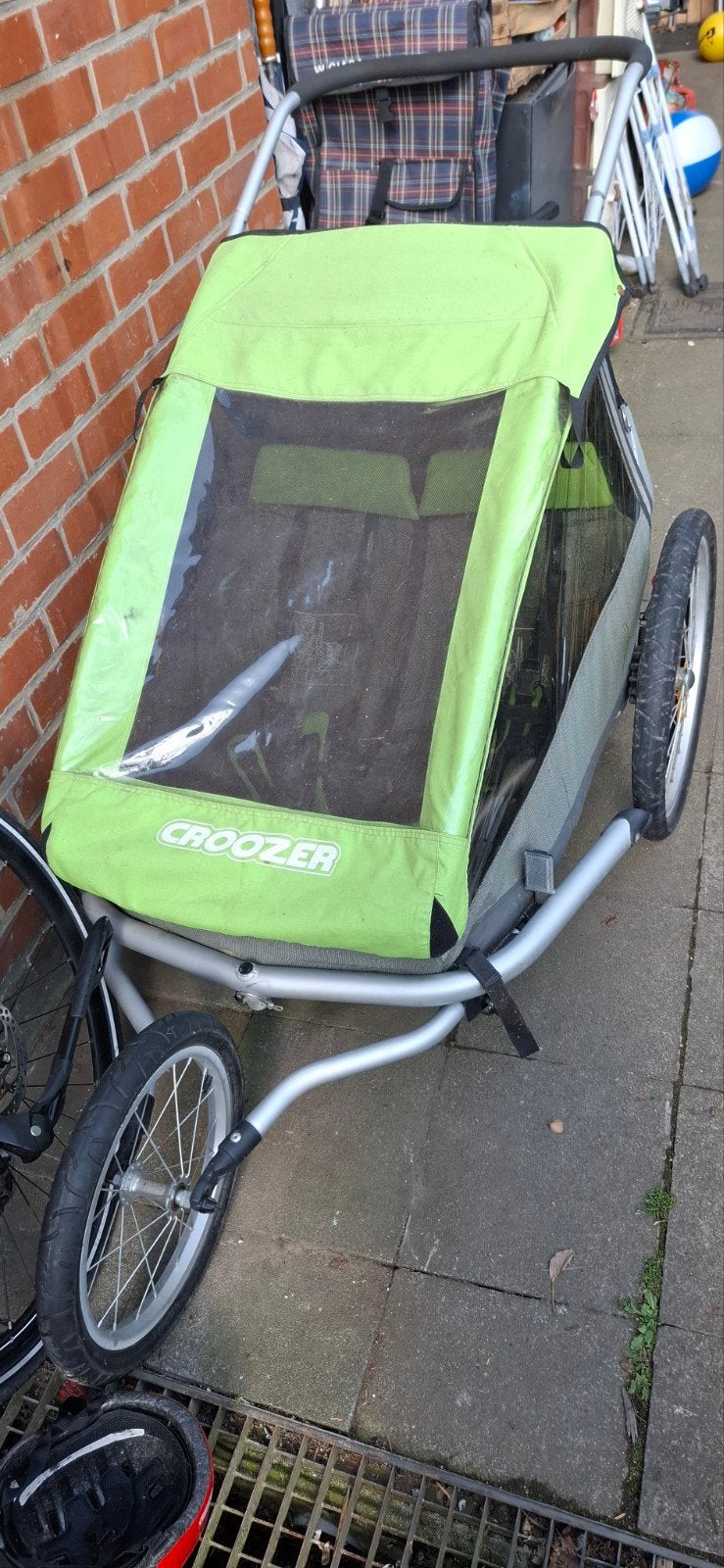 Remorque vélo kid for 2, Enlèvement ou Envoi, Pliable, Croozer, Utilisé