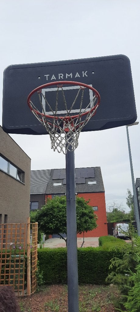 basketbalring, Ophalen, Gebruikt, Ring, Bord of Paal