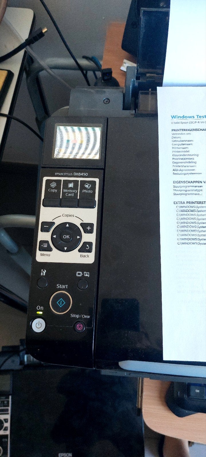 epson printer dx8450 werkt perfect  met cardridges, Elektronische apparatuur, Microgolfovens, Ophalen