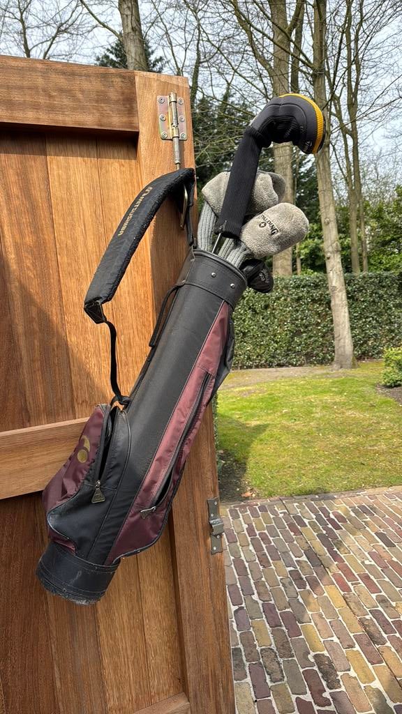 Golfzak beginning met clubs, Sport en Fitness, Golf, Ophalen, Gebruikt, Tas, Overige merken