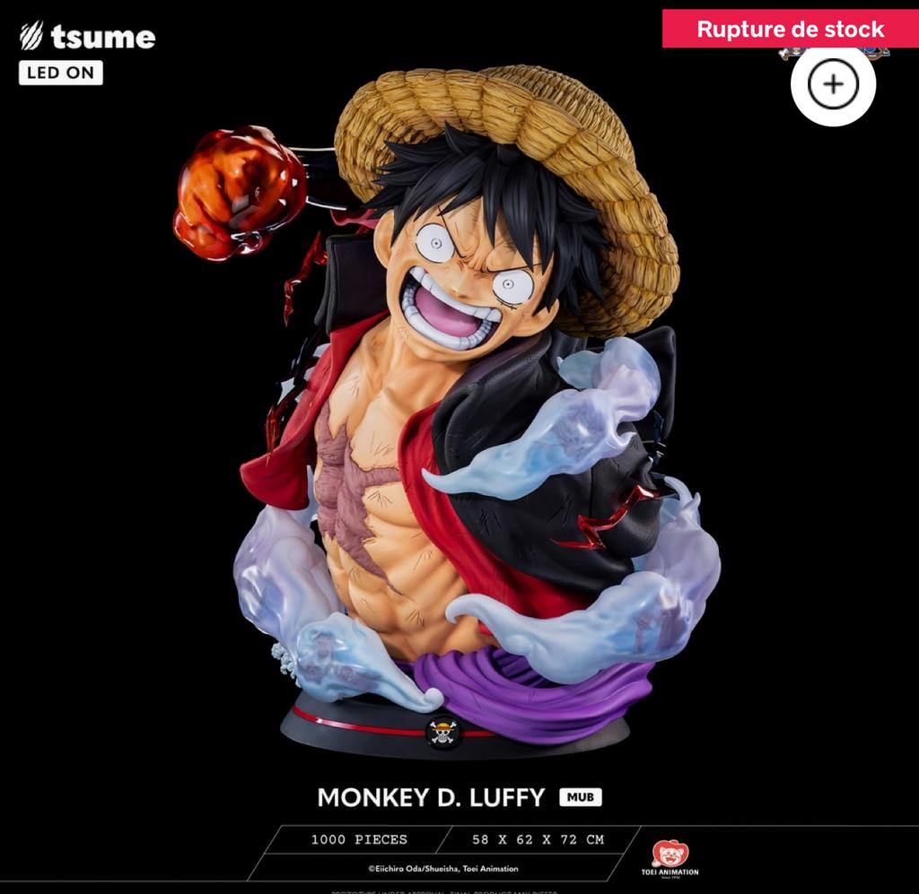 MUB - ONE PIECE - LUFFY - TSUME - NEVER UNBOX, Enlèvement, Neuf, Fantasy