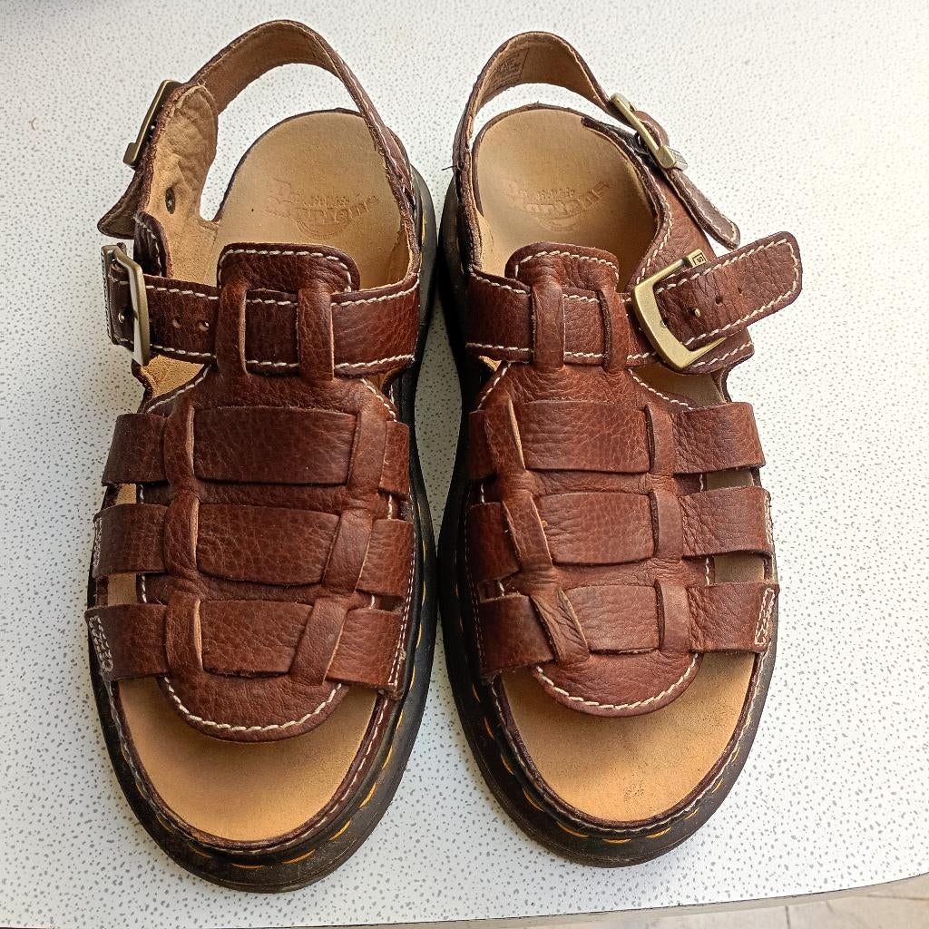 Sandales Doc Martens, Kleding | Heren, Schoenen, Sandalen, Bruin, Zo goed als nieuw, Dr Martens