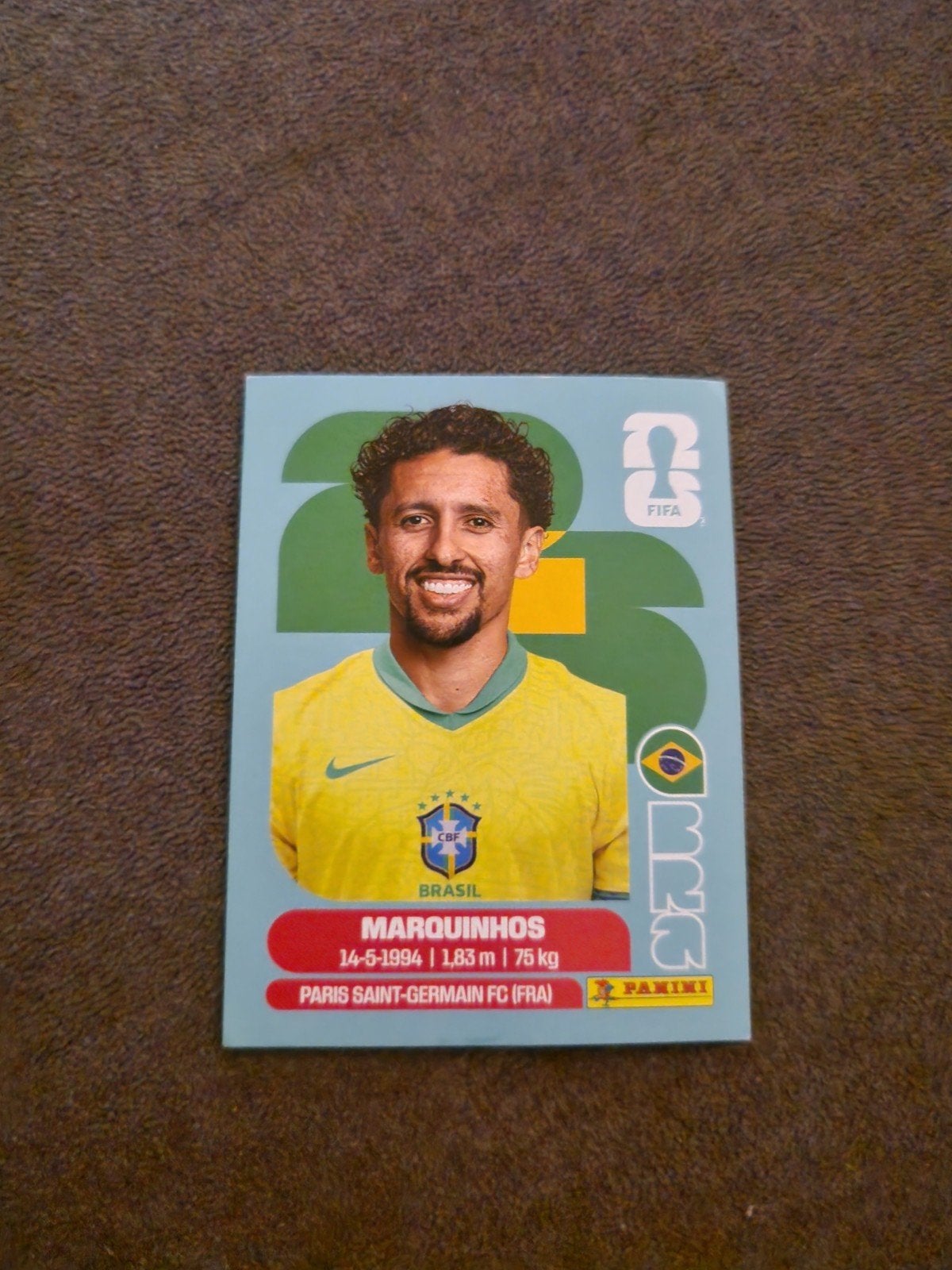 Panini Marquinhos Brazilië 2026, Verzamelen, Ophalen of Verzenden