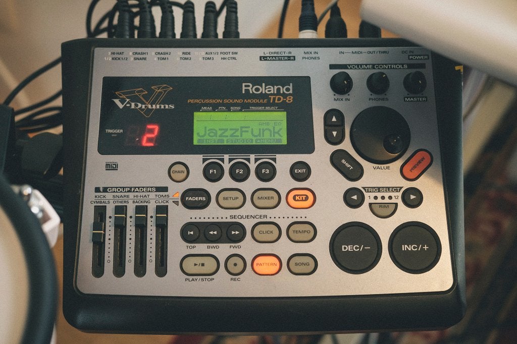 Roland TD-8 V-Drums Elektronisch Drumstel, Muziek en Instrumenten, Ophalen, Gebruikt, Roland, Elektronisch
