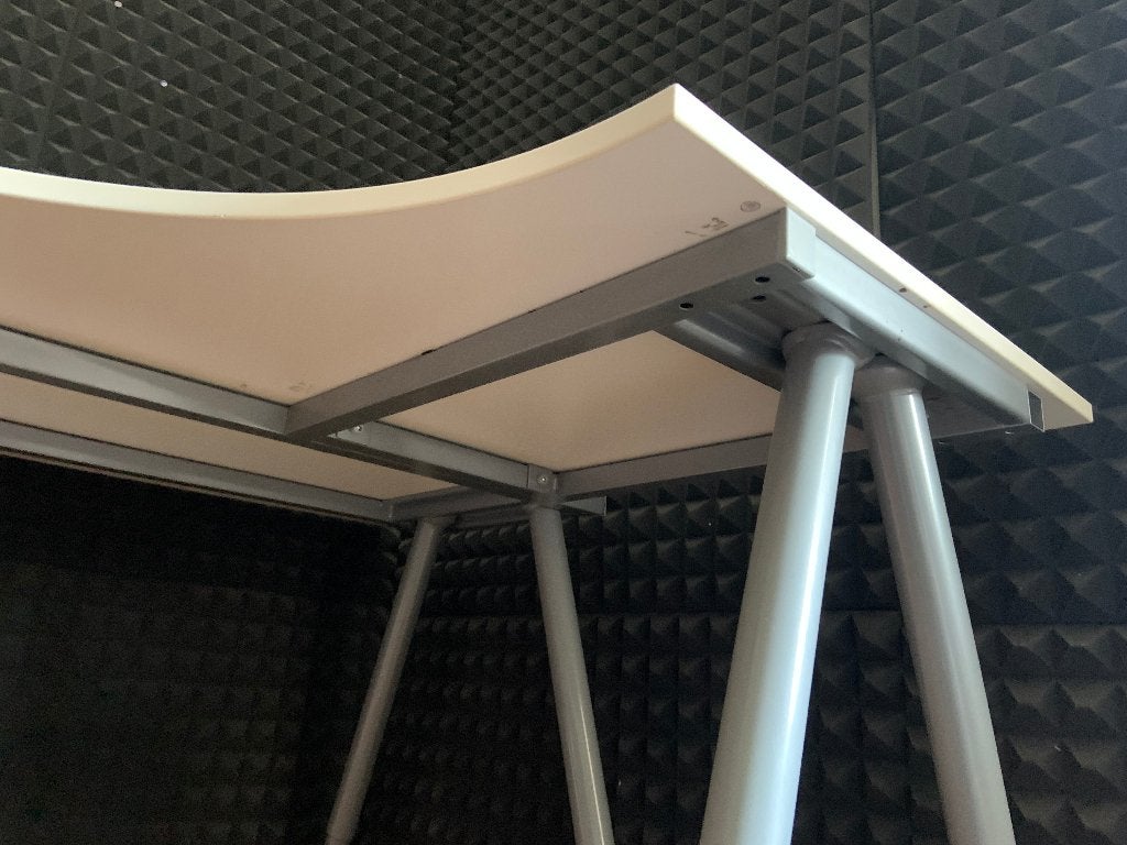 BUREAU D'ANGLE/BUREAU D'ANGLE IKEA GALANT., Maison & Meubles, Bureaux, 180 cm, Métal, Utilisé, IKEA