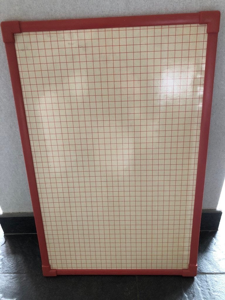 schrijfbord 38 op 58 cm - whiteboard - magneetbord, Huis en Inrichting, Ophalen, Magneetbord