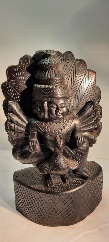 Houten beeldje uit Sri Lanka, Antiek en Kunst, Ophalen of Verzenden