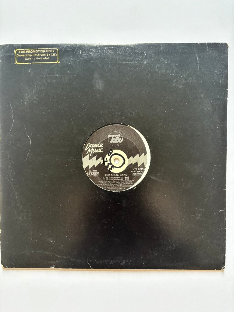 SOS Band - Do It Now - 12" LP Promo - CBS Dance, CD & DVD, Vinyles Singles, Utilisé, Autres genres, Édition limitée, 12 pouces