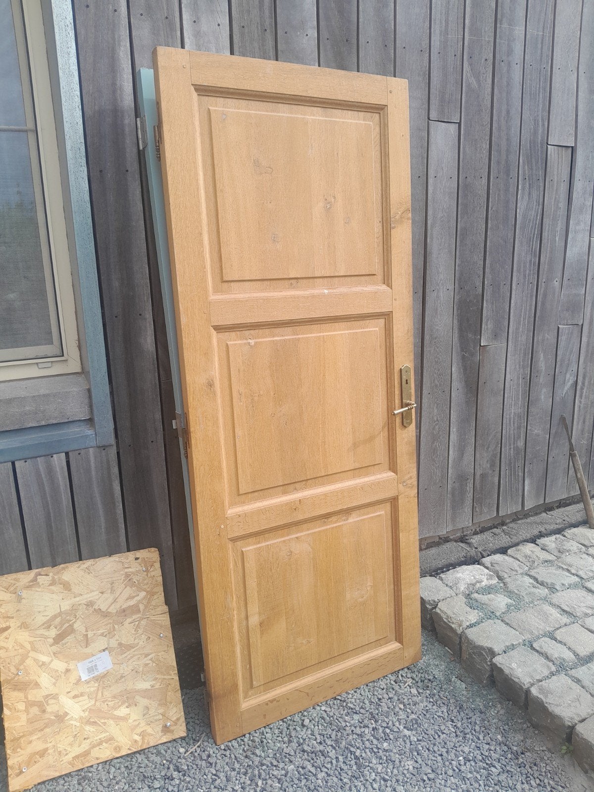 Eikenhouten deur, Ophalen