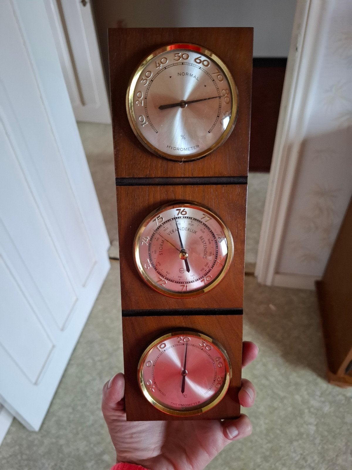 Barometer, Ophalen, Barometer