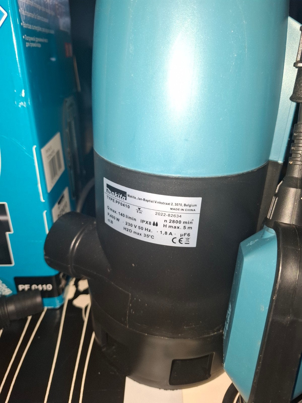 makita dompelpomp PF0410, Ophalen, Nieuw