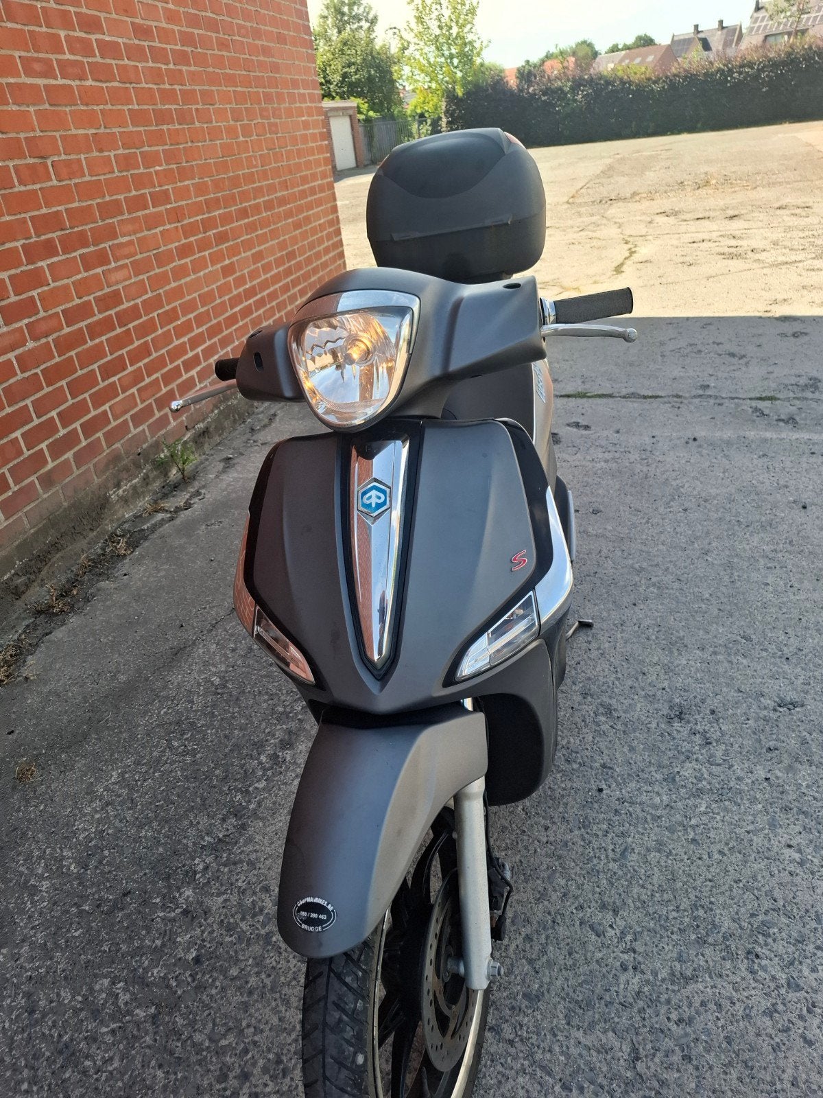 piaggio liberty s B klasse, Ophalen