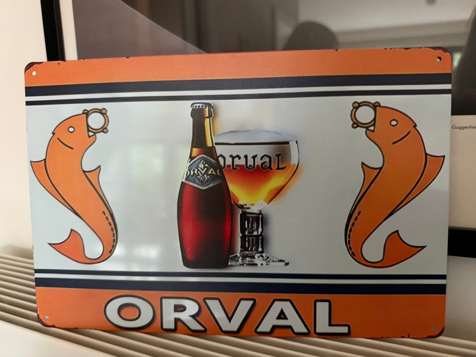 Panneau d'affichage en métal Orval, Enlèvement ou Envoi, Neuf, Panneau publicitaire